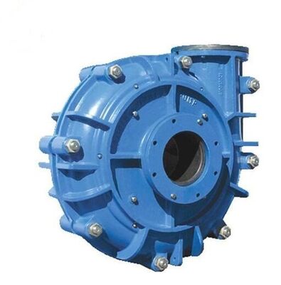 Blue High Pressure Heavy Duty Slurry Pump / Industrial Sludge Pump With Cover